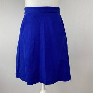 Anthropologie Hutch Royal blue A-line skirt - Sz S